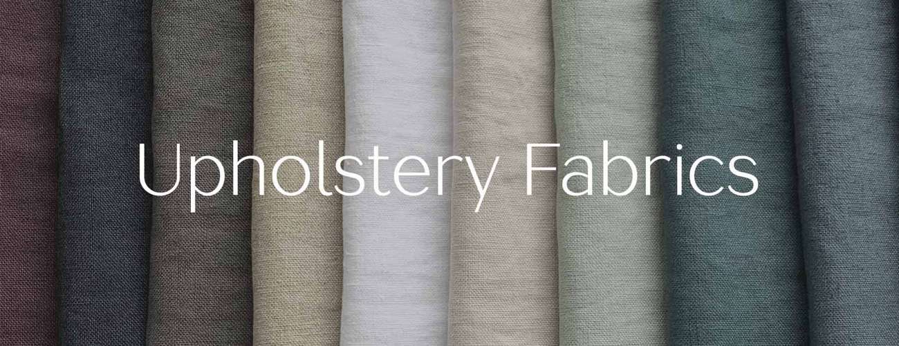 Upholstery linen fabrics in neutral and muted colours