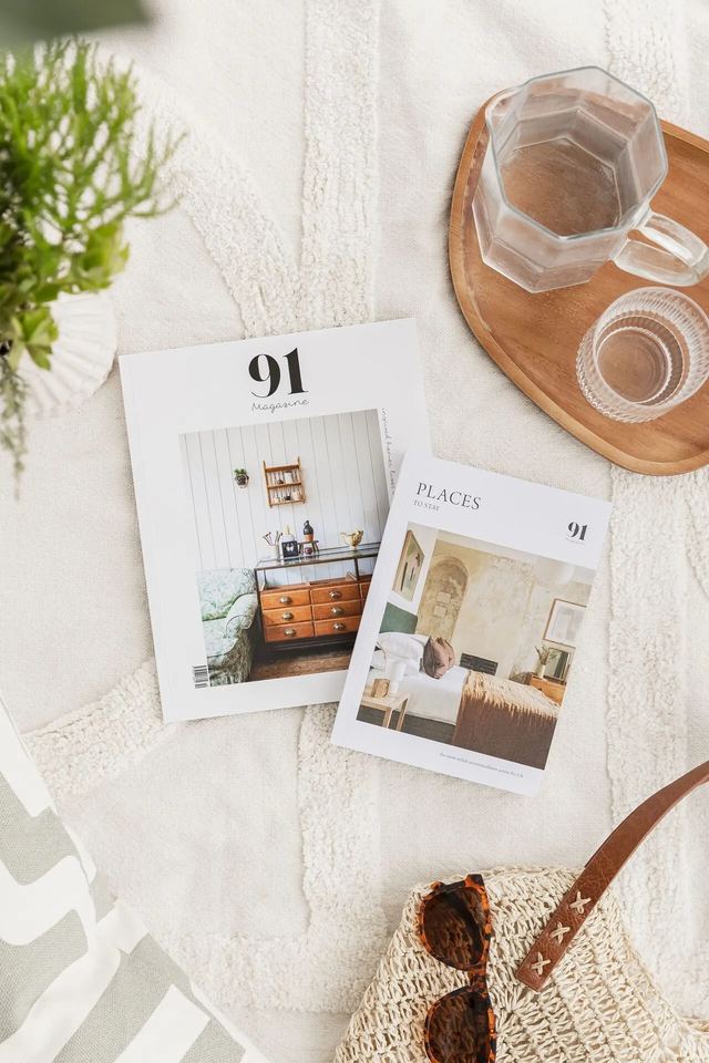 91 Magazine Volume 19 cover and Places to Stay companion publication