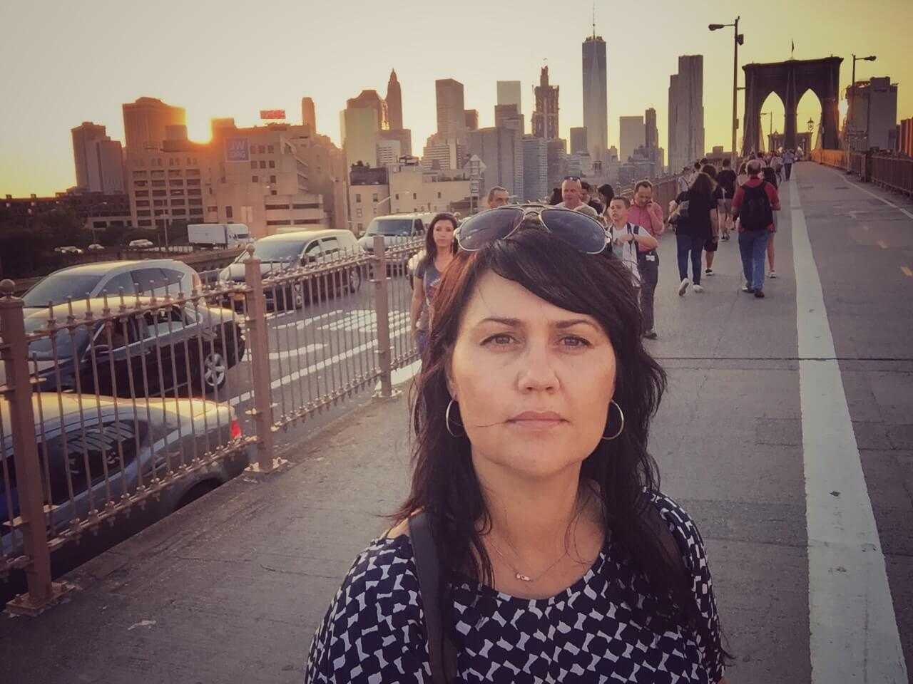 Inga Lukauskiene of LinenMe visiting New York in 2016