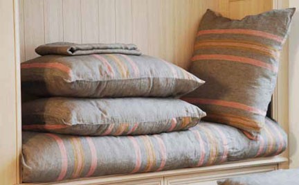 linen-bed-linen-orange-stripes