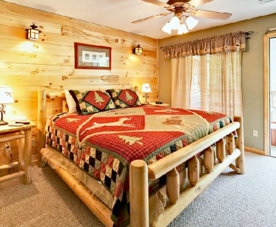 linen bedlinen - Christmas bedroom