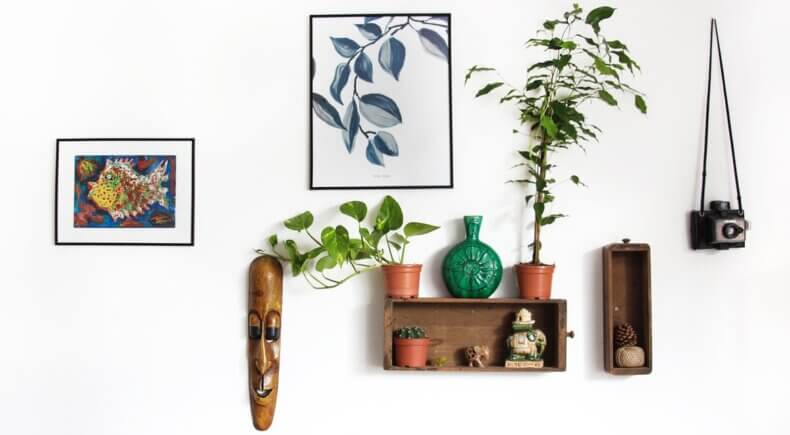 framed fabric wall art interior design