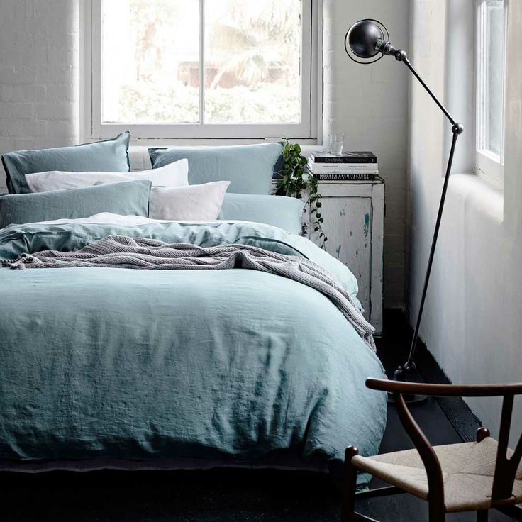stone washed bed linen