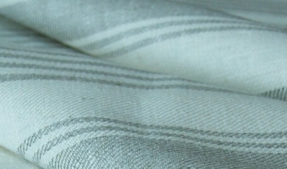 Different types of linen fabric folded together
