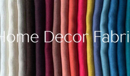 Natural linen fabrics arranged for online comparison