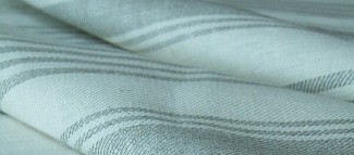 Different types of linen fabric folded together