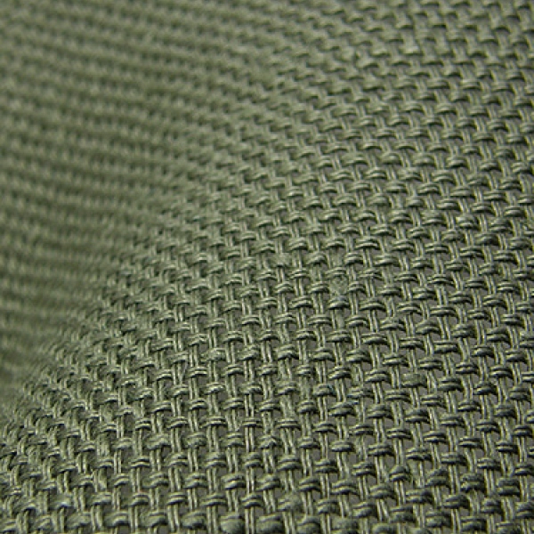 Safari Green Linen Fabric Rustico showing colour and weave