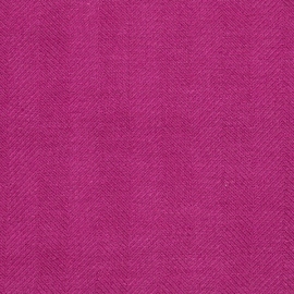 Linen Fabric Herringbone Emilia Pink