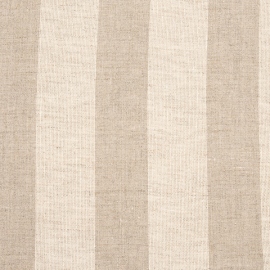 Linen Fabric Sample Stripe Cream