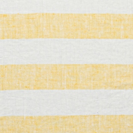 Yellow Linen Fabric Philippe Washed	